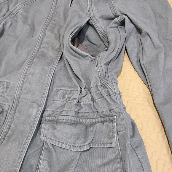 H&M L.O.G.G Khakis Military Jacket size 4 - Picture 3 of 7